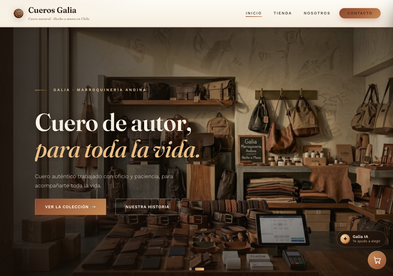 Cueros Galia - captura de pantalla