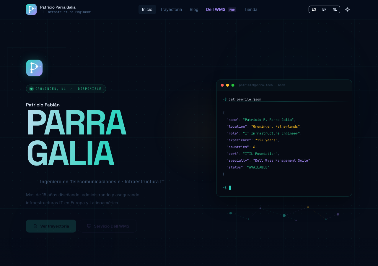 IT Parra - Portafolio profesional IT