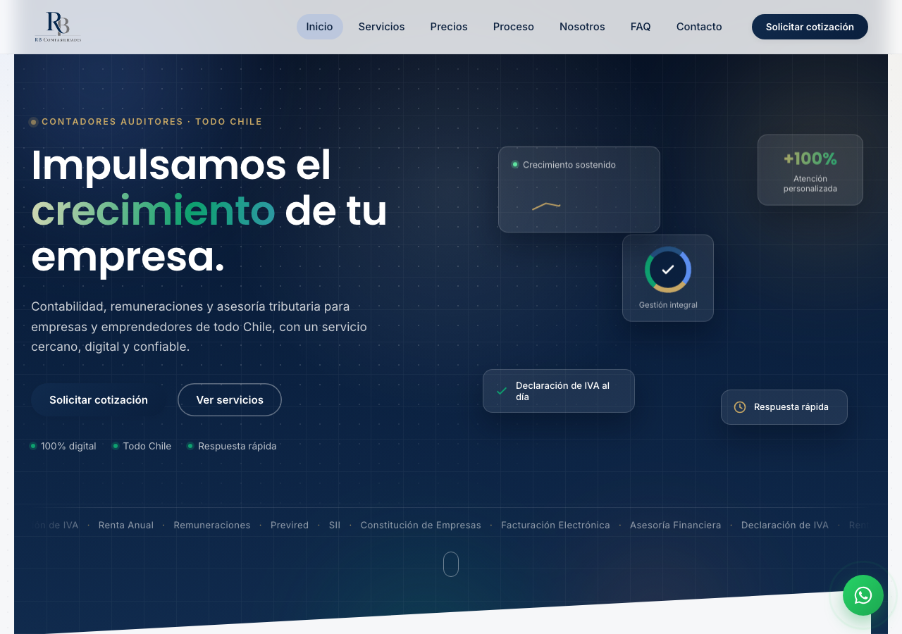 RB Contabilidades - captura de pantalla